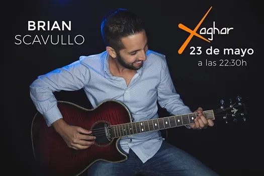 Brian Scavullo en el restaurante Xaghar