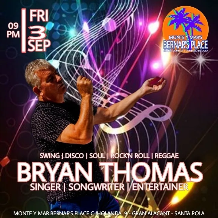 Bryan Thomas en concierto