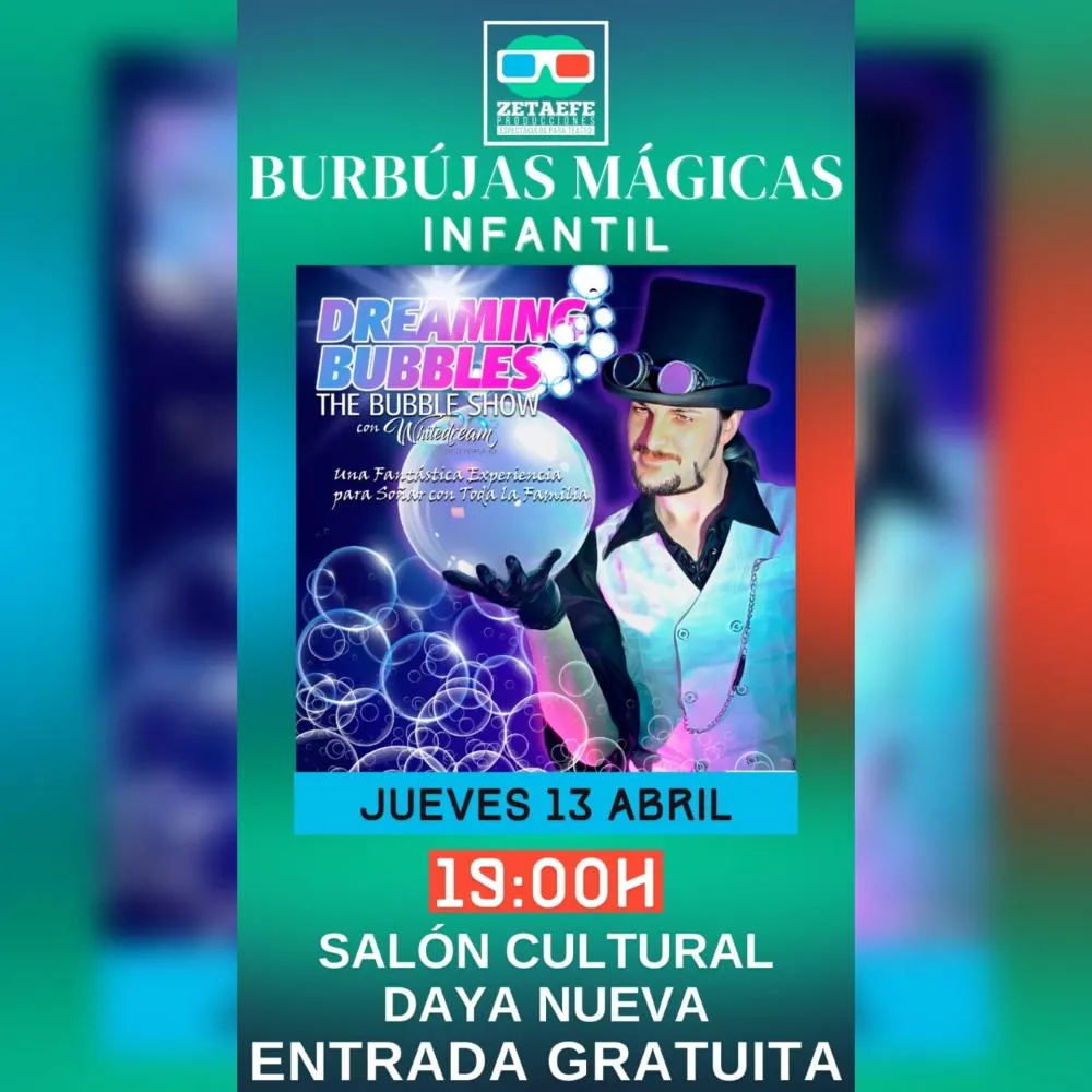 Burbujas Mágicas infantil