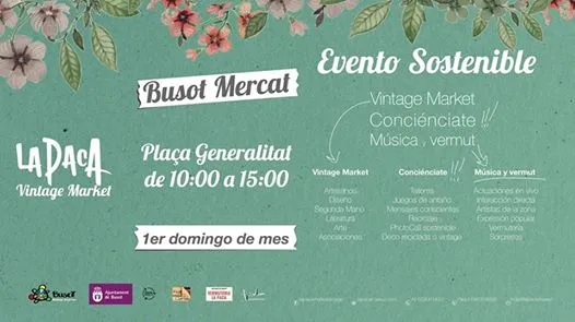 Busot Mercat by La La Paca Market 3 de Noviembre 2019