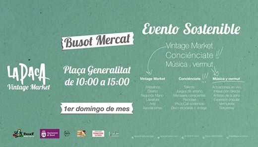 Busot Mercat by La Paca Vintage Market!! Octubre!