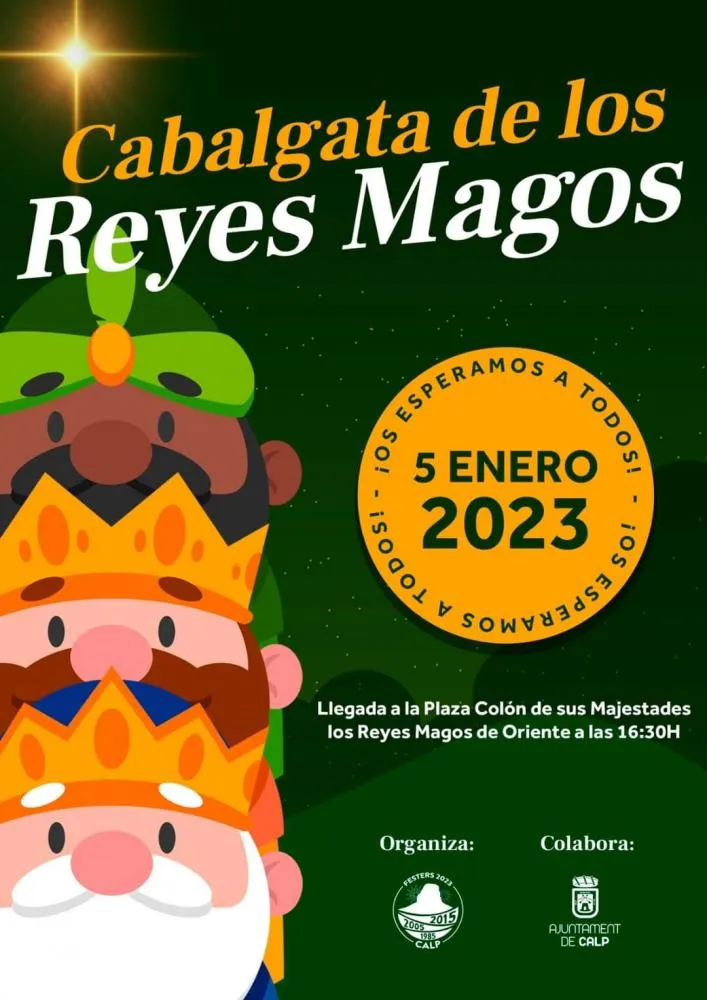 Cabalgata de los Reyes Magos Calpe 2022