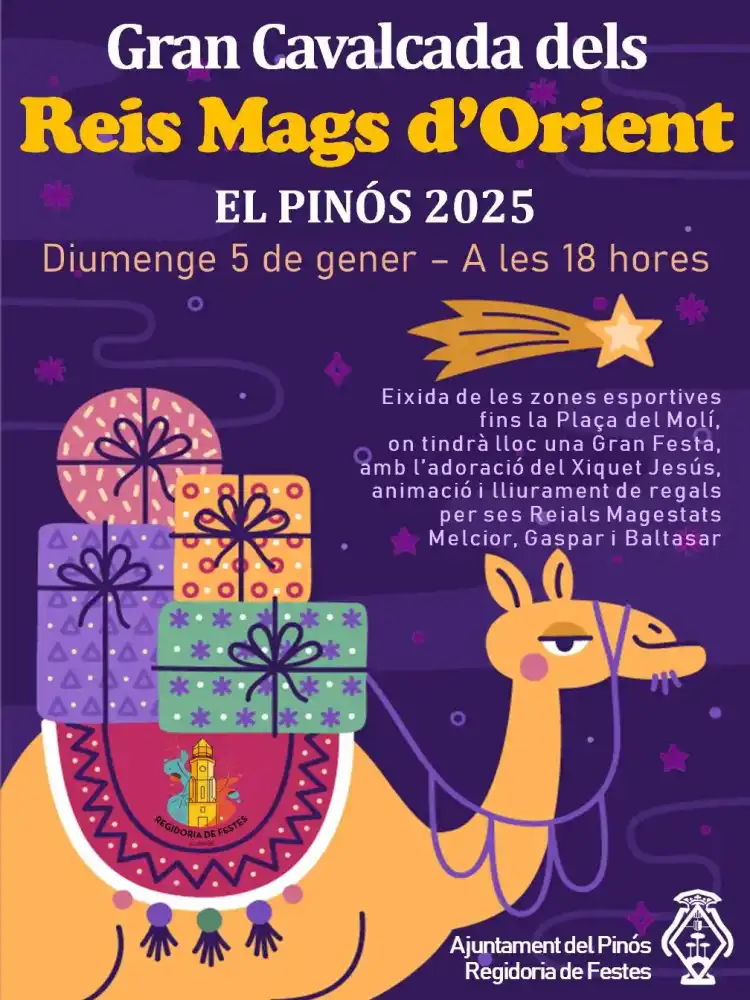 Cabalgata de los Reyes Magos de Oriente Pinoso 2025