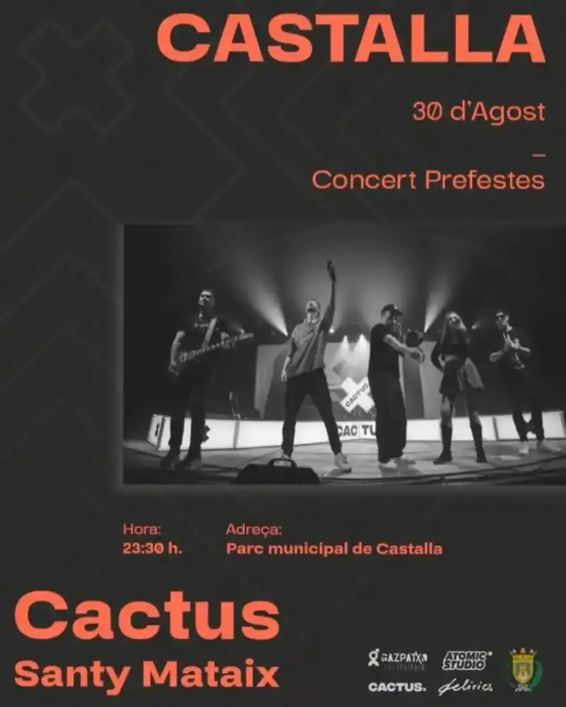 Cactus, Santy Mataix ► Concierto de Prefiestas