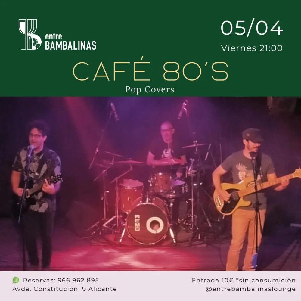 Café 80's / Pop covers