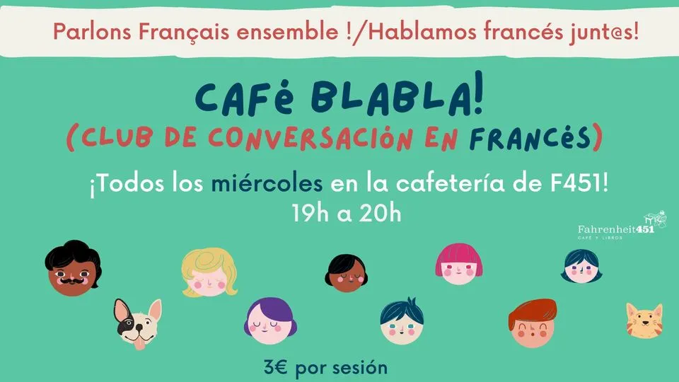 Café blabla! Club de conversación francés