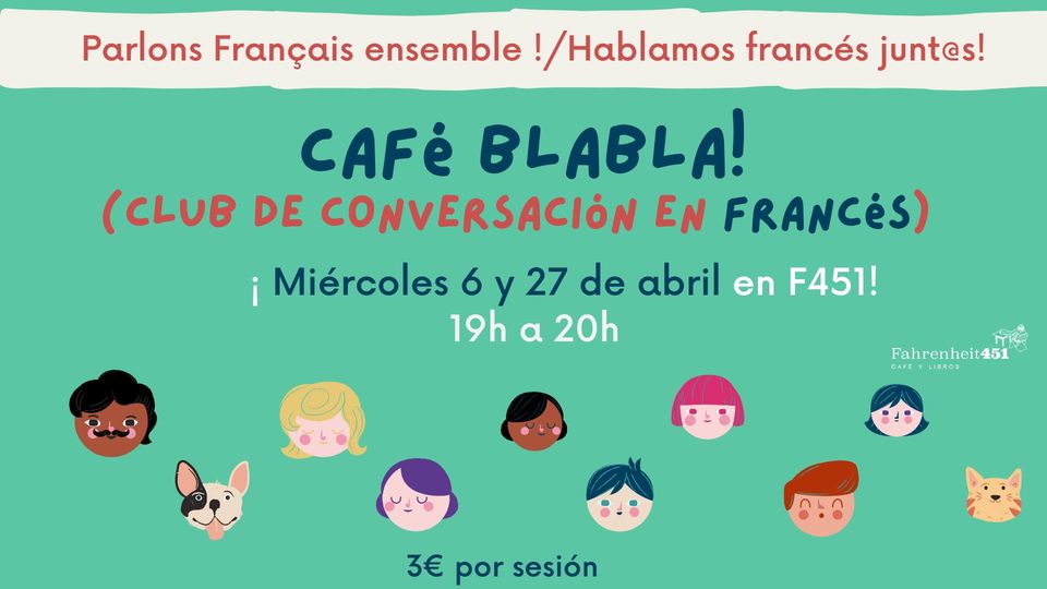 Café Blabla! Club de conversación Francés