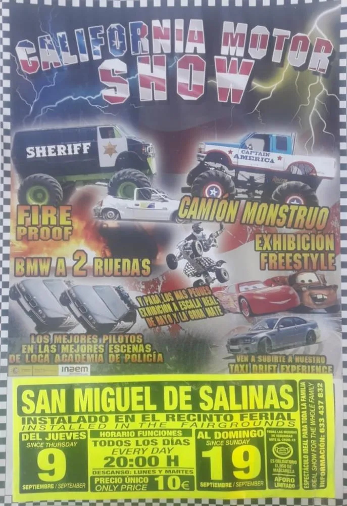 California Motor Show en San Miguel de Salinas