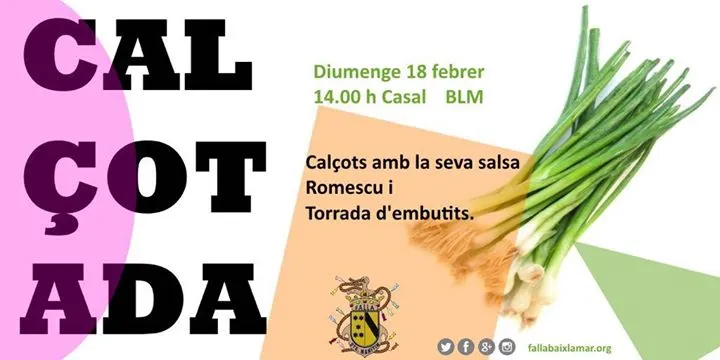 Calçotada al carrer del Pont de Dénia
