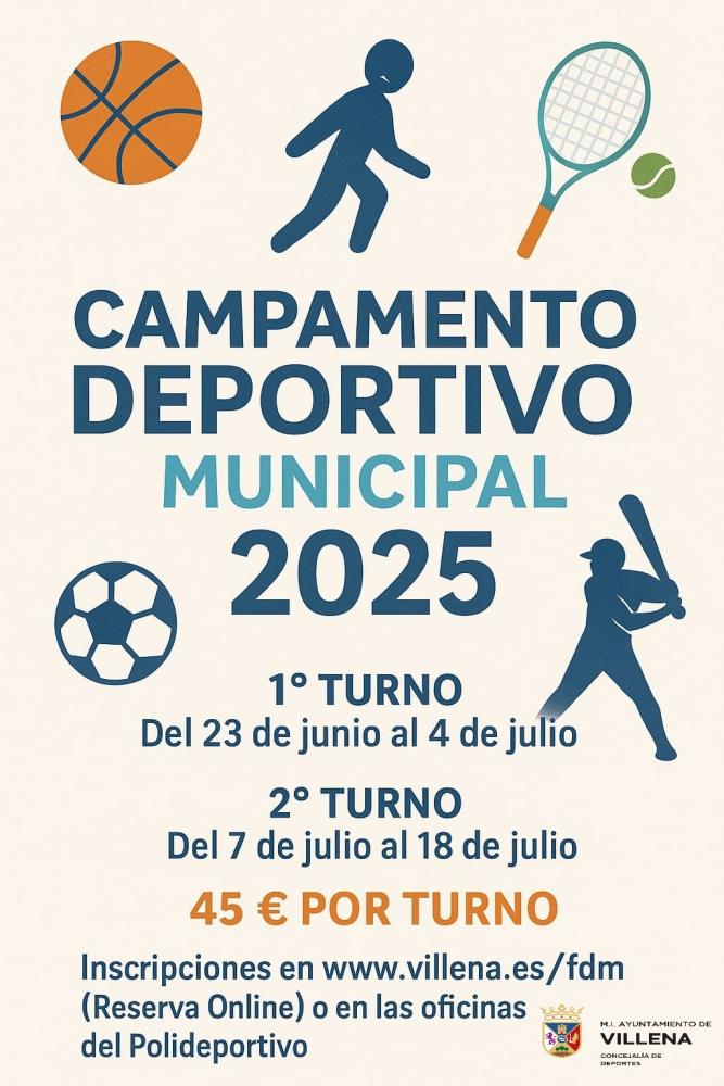 Campamento Deportivo Municipal Villena 2025