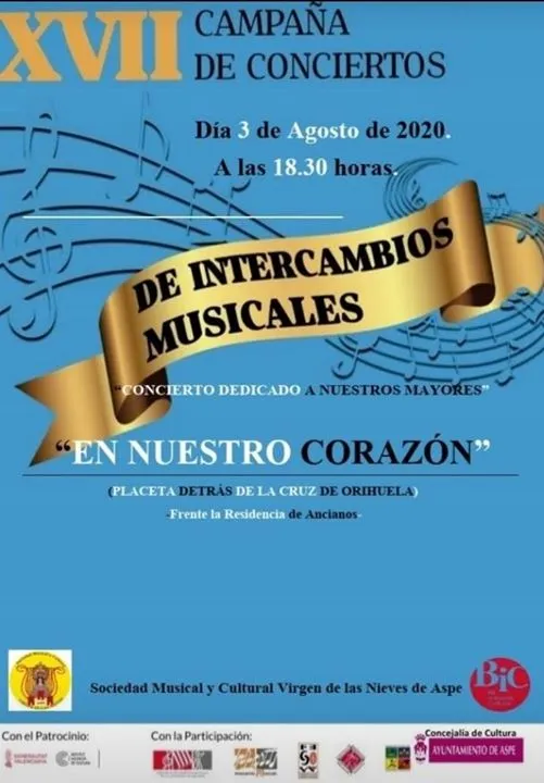 Campaña de conciertos Intercambios Musicales en Aspe