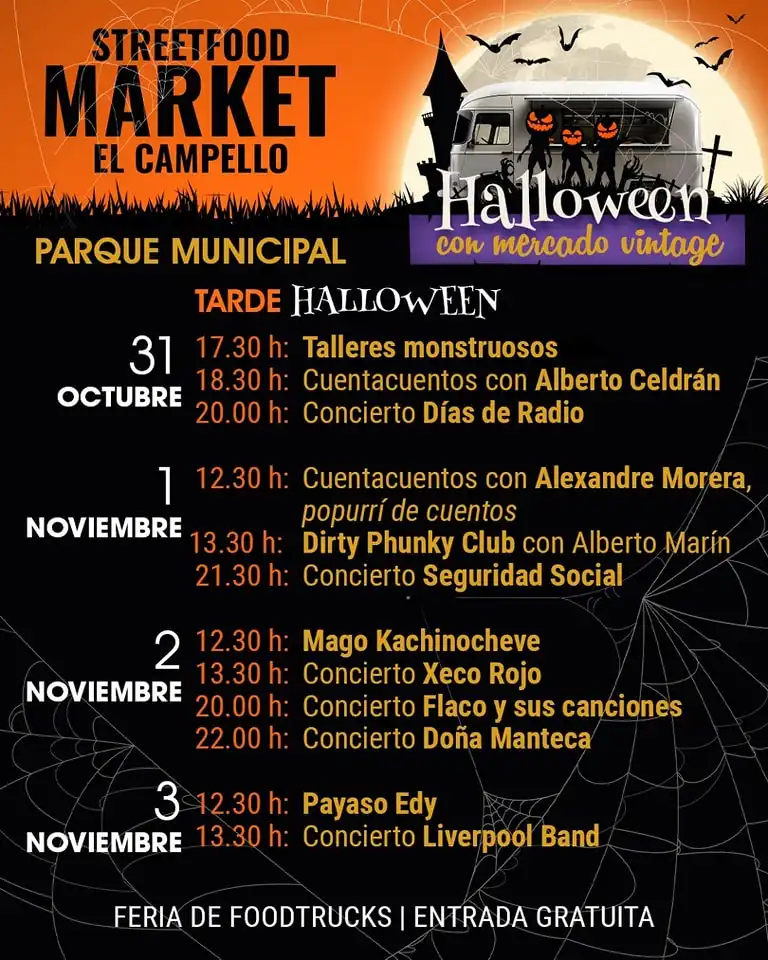 Campello Street Food Market Halloween 2024