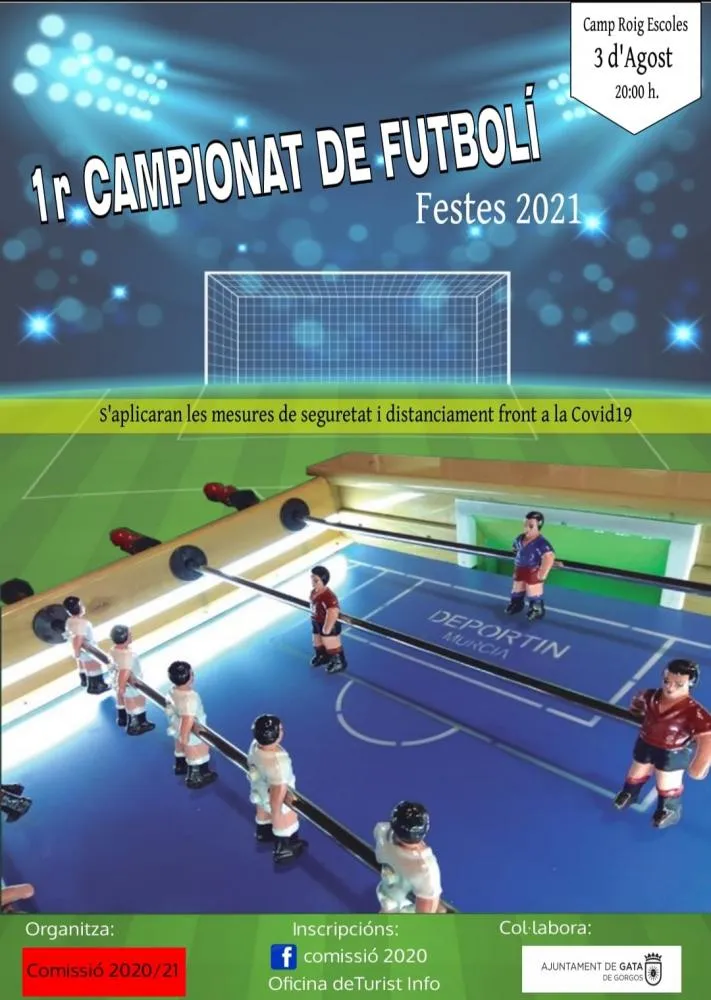 Campeonato de futbolín en Gata de Gorgos