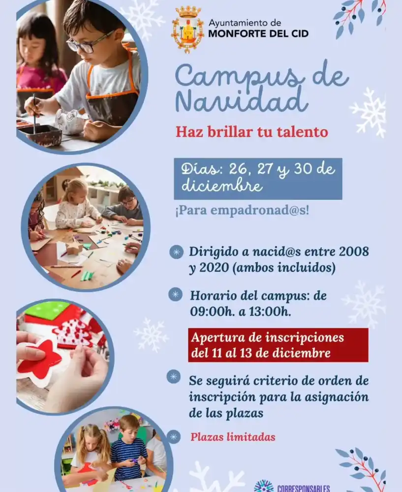 Campus de Navidad Monforte del Cid 2024