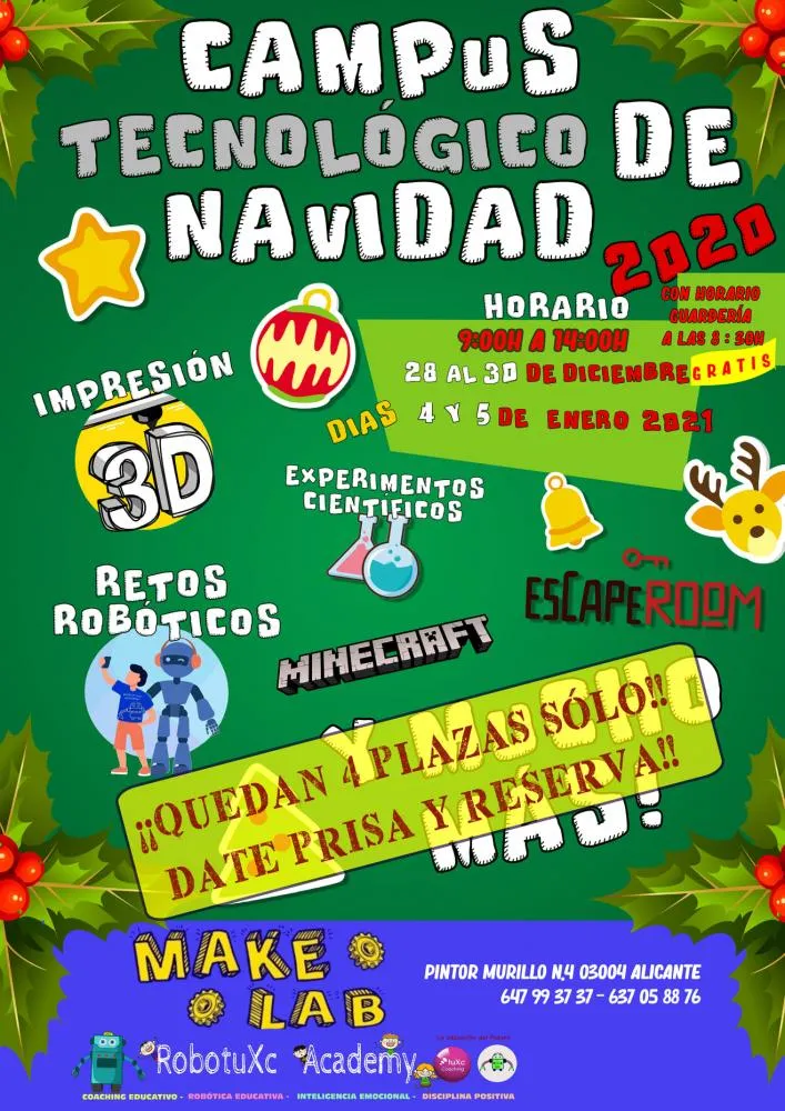 Campus tecnológico de Navidad 2020