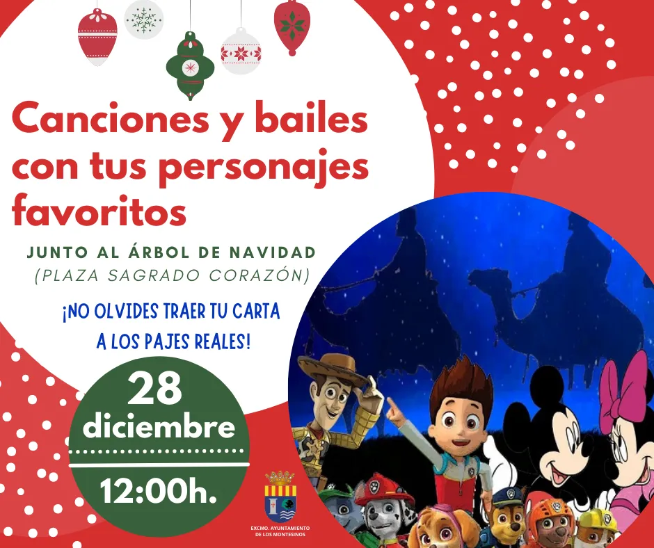 Canciones y bailes con tus personajes favoritos en Los Montesinos