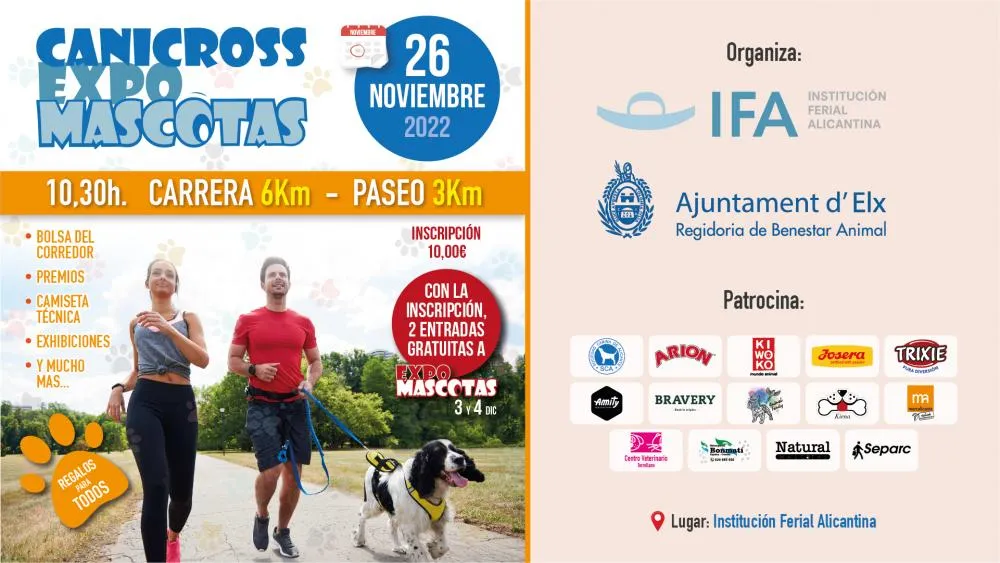 Canicross Expomascotas. Ifa, Recinto ferial