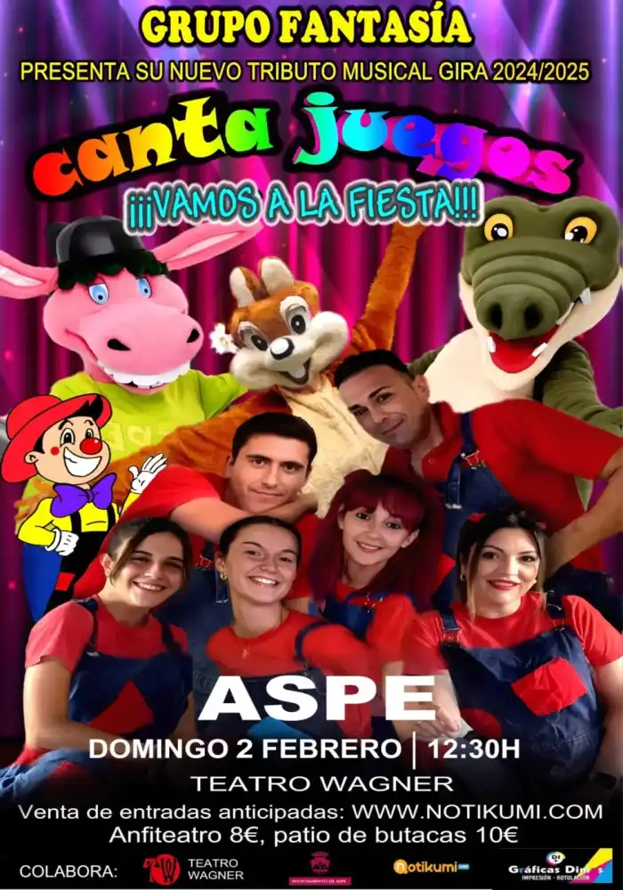 Canta Juego ¡Vamos a la Fiesta!