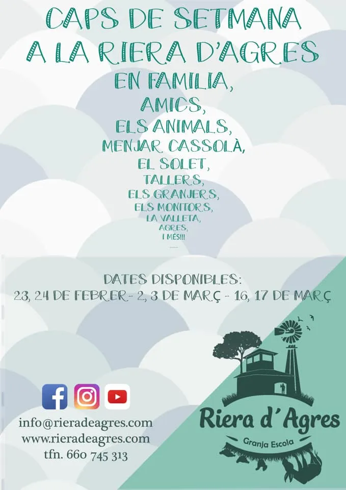 Caps de setmana a la riera d'Agres en Familia