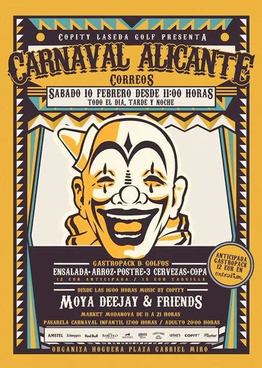 Carnaval 2018 Alicante en Copity Laseda