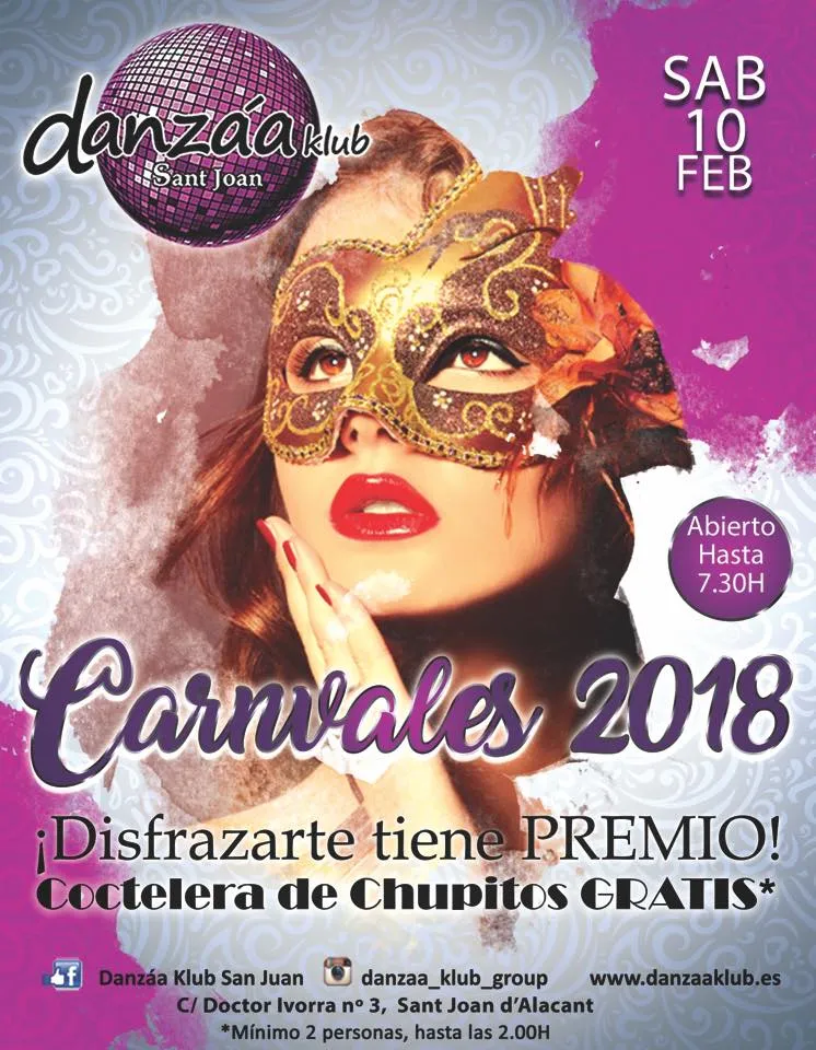 Carnaval 2018 en Danzáa Klub San Juan
