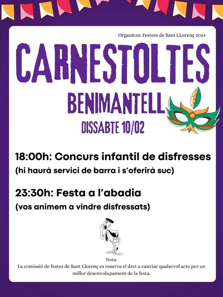 Carnaval Infantil Benimantell 2024