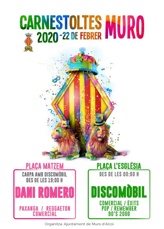 Carnavales 2020 Muro de Alcoy