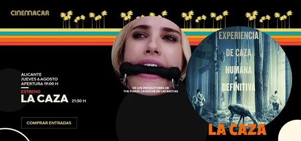 Cartelera 6 de agosto 2020 "LA CAZA"