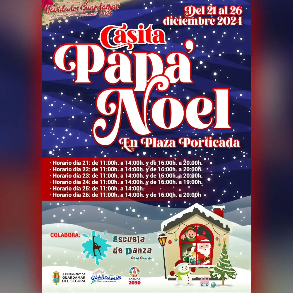 Casita de Papá Noel Guardamar del Segura 2024