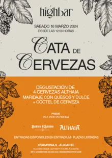 Cata de cervezas Althaia