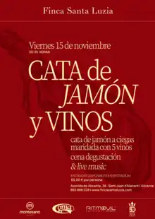 Cata de Jamón y Vinos