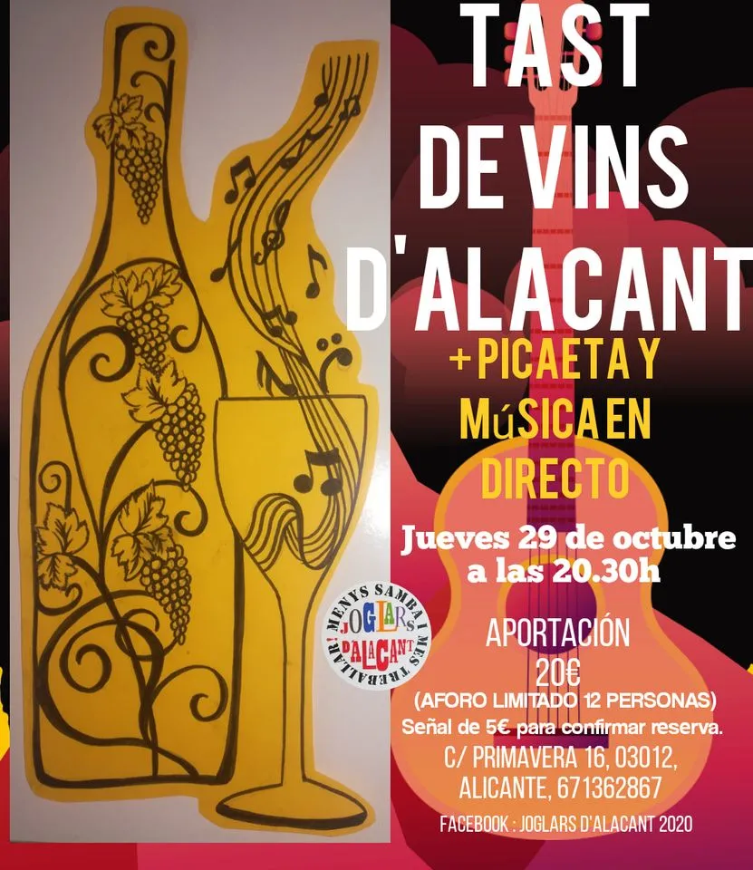 Cata De Vinos En Joglars d'Alacant