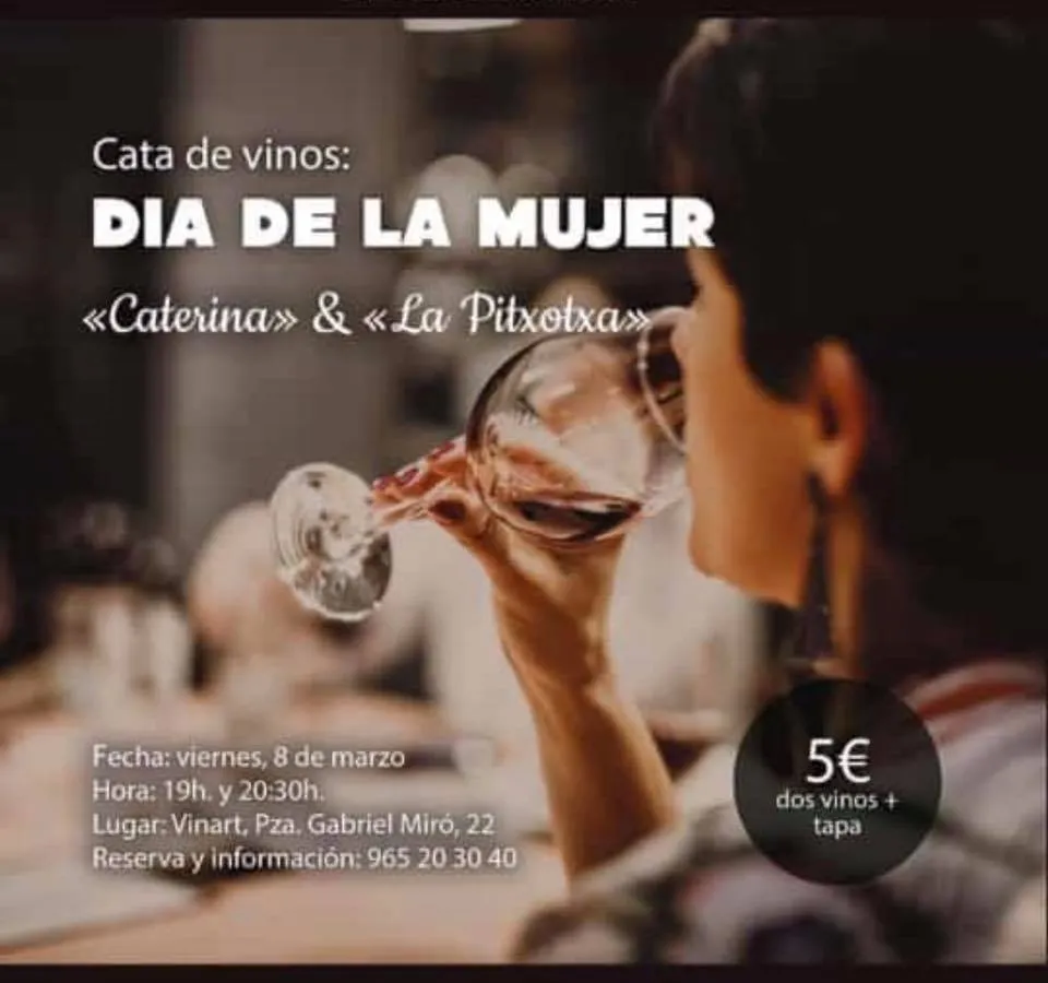 Cata de vinos: Día de la mujer