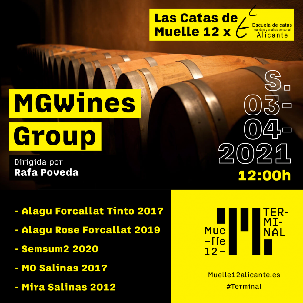 Cata MGWines Group - Las Catas de Muelle 2 - Puerto de Alicante
