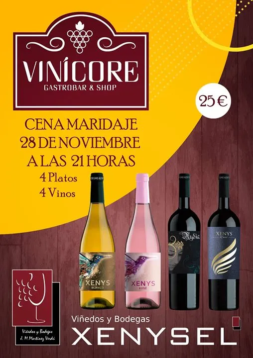 Cata Vinos Bodega Xenysel