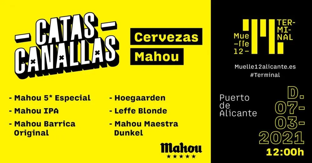 Catas Canallas: cata de Cervezas Mahou