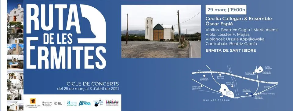 Cecilia Callegari & Ensemble Óscar Esplà – Ruta de les Ermites Altea 2021