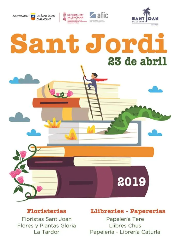 Celebra Sant Jordi 2019 - Día del Libro - En Sant Joan