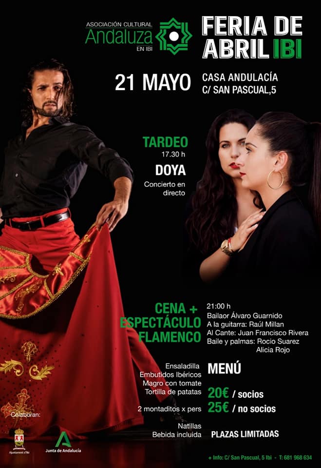 Cena + Espectáculo Flamenco - Feria de Abril Ibi