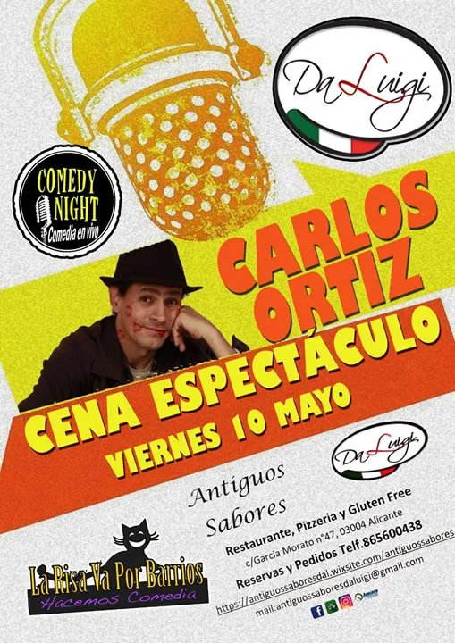 Cena Con Espectáculo con CAOZ en Alicante