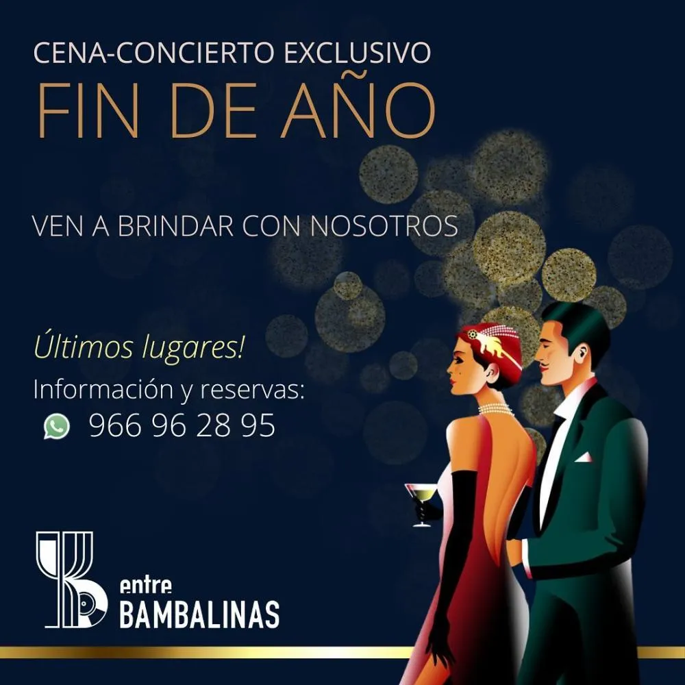 Cena Concierto Exclusivo Fin de Año