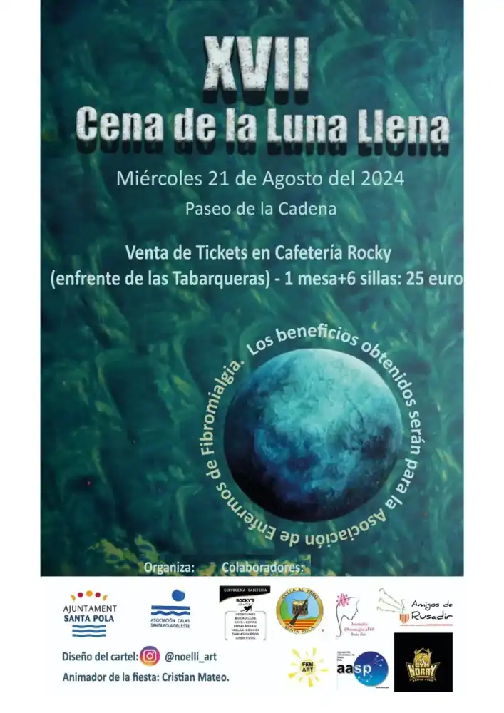 Cena de la luna llena 2024