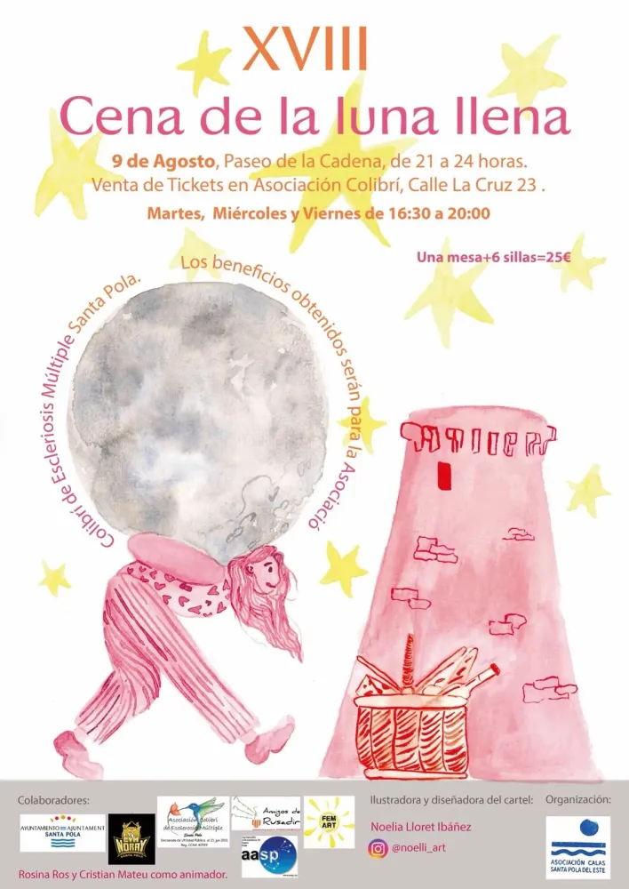 Cena de Luna Llena en Santa Pola 2025