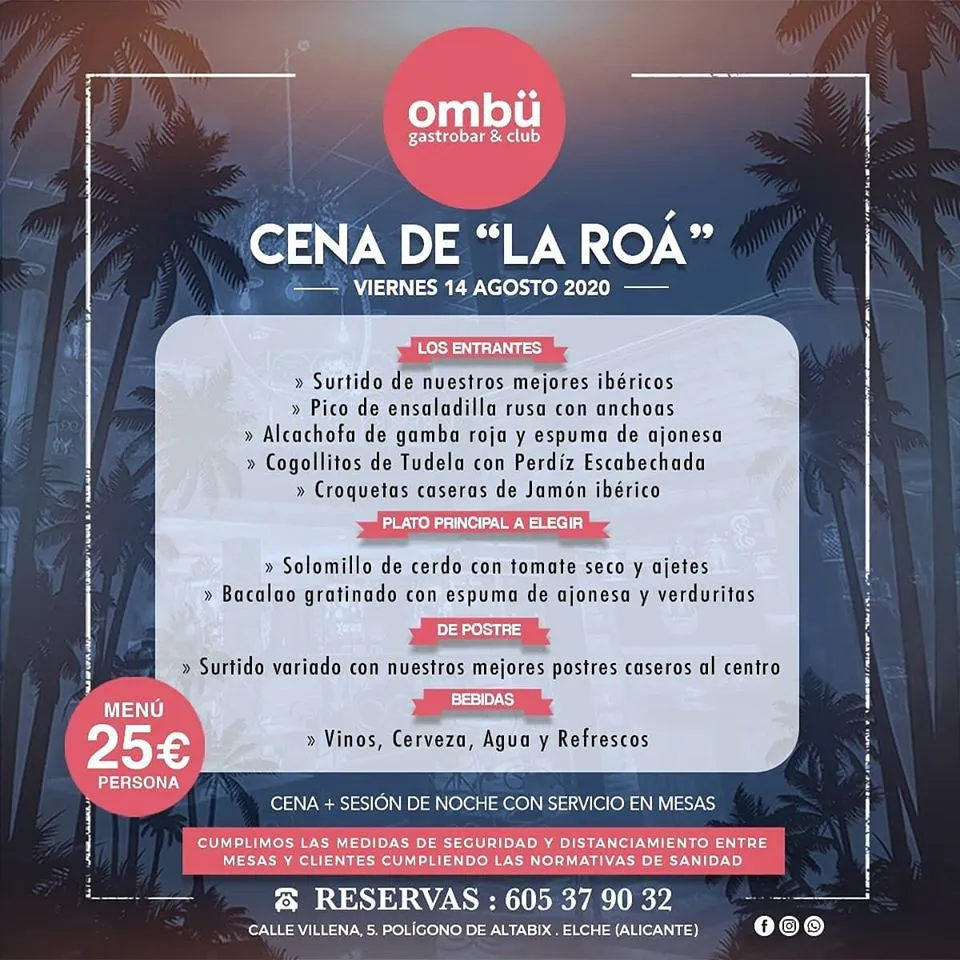 Cena de "La Roá" 2020