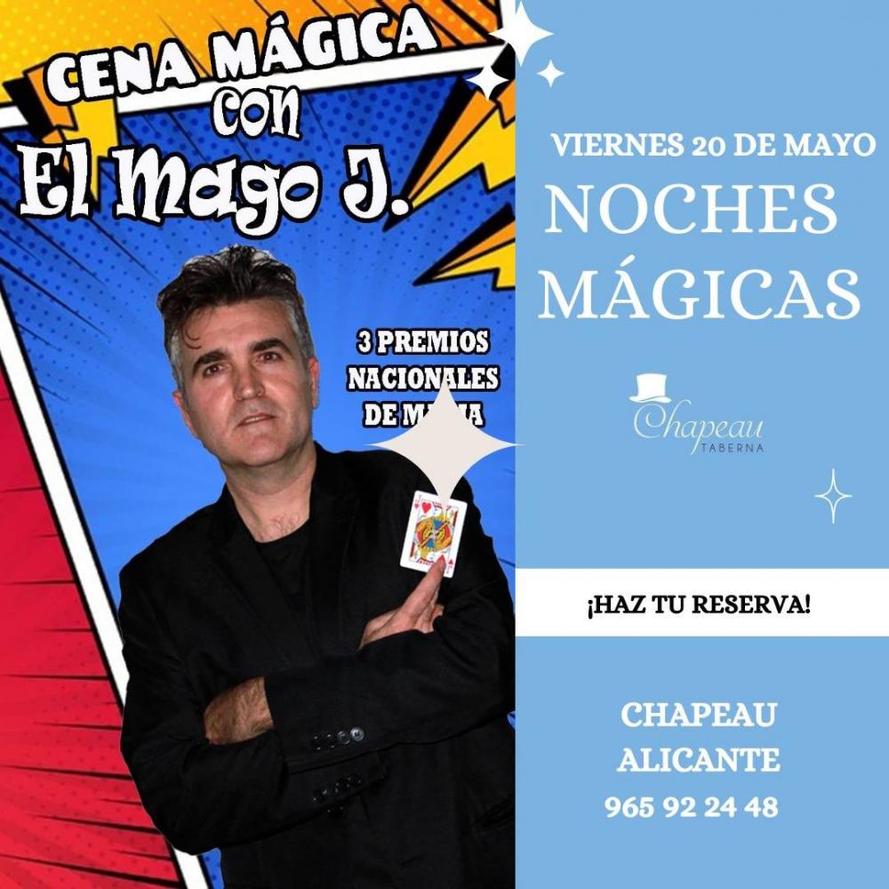 Cena mágica con el Mago J
