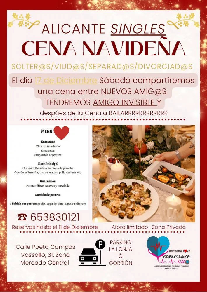 Cena Navideña Singles Alicante