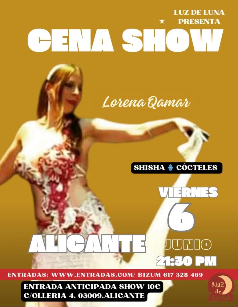 Cena Show con Lorena Qamar