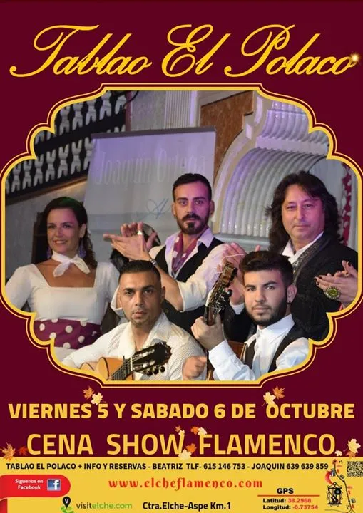 Cena Show Flamenco en Tablao Flamenco "El Polaco"