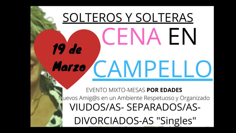 Cena solteros/as alicante "Vanessa Lillo Dr. love events