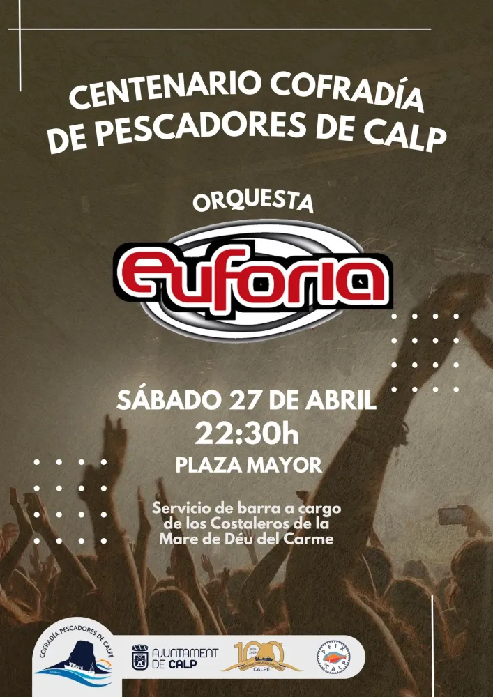 Centenario Cofracía de Pescadores de Calpe con la Orquesta Euforia